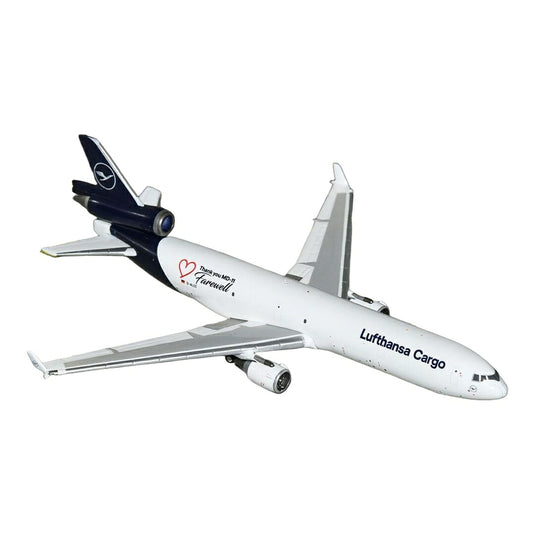 ルフトハンザ・カーゴ Lufthansa Cargo マクドネル・ダグラス MD-11F D-ALCC Farewell MD-11 特別塗装 / GeminiJets 1/400 飛行機模型 旅客機