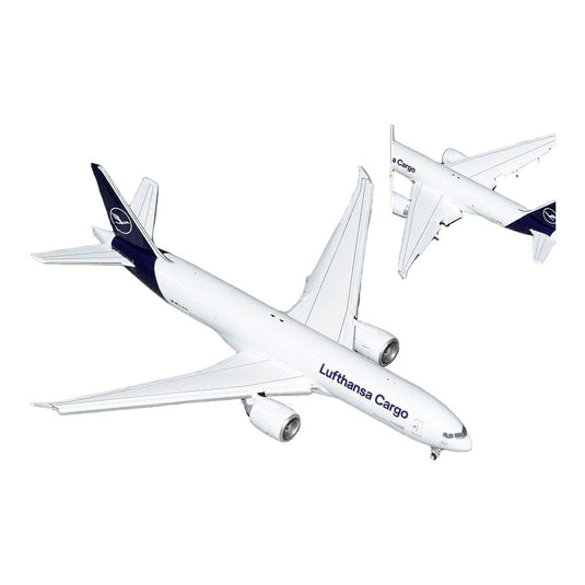 ルフトハンザ・カーゴ Lufthansa Cargo ボーイング 777-200LRF D-ALFA フラップダウン仕様 / GeminiJets 1/400 飛行機模型 旅客機