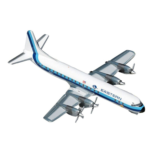 イースタン航空 Eastern Airlines ロッキード L-188 エレクトラ ホッケースティック塗装 N5517 / GeminiJets 1/400 飛行機模型 旅客機