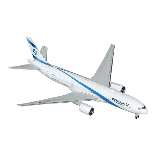 エルアル航空 El Al Israel Airlines ボーイング 777-200ER 4X-ECB / GeminiJets 1/400 飛行機模型 旅客機