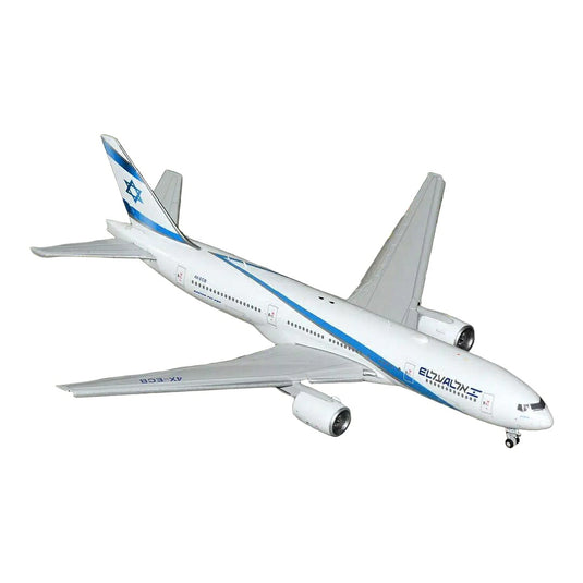エルアル航空 El Al Israel Airlines ボーイング 777-200ER 4X-ECB フラップダウン仕様 / Gemini 1/400 飛行機模型 旅客機