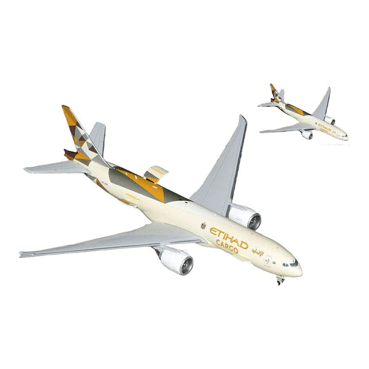 エティハド・カーゴ Etihad Cargo ボーイング 777-200F A6-DDE / GeminiJets 1/400 飛行機模型 貨物機