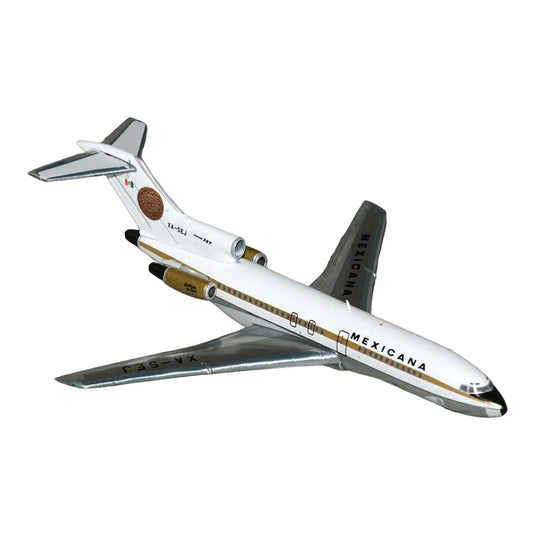 メヒカーナ航空 Mexicana ボーイング 727-100 XA-SEJ Azteca de Oro / Gemini 1/400 飛行機模型 旅客機