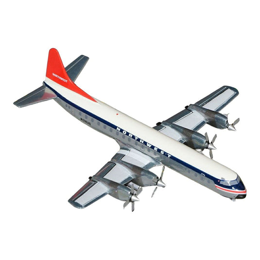 ノースウエスト航空 Northwest Orient Airlines ロッキード L-188C N128US / Gemini 1/400 飛行機模型 旅客機