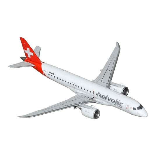 ヘルベティック・エアウェイズ Helvetic Airways エンブラエル E190-E2 HB-AZC / Gemini 1/400 飛行機模型 旅客機