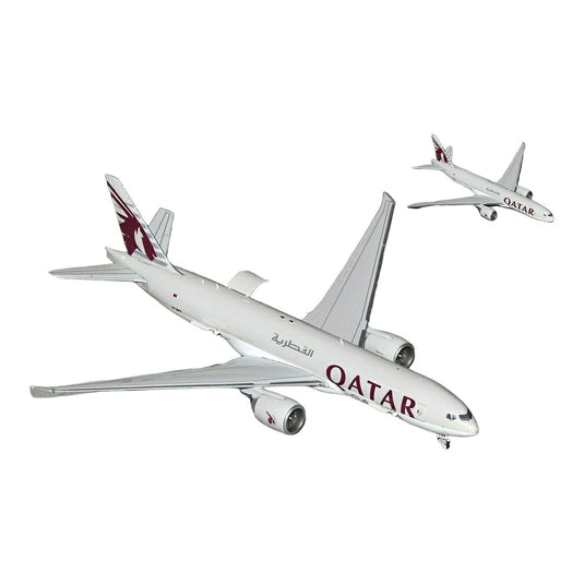 カタール航空 Qatar Airways ボーイング 777-200LRF A7-BFT / GeminiJets 1/400 飛行機模型 貨物機