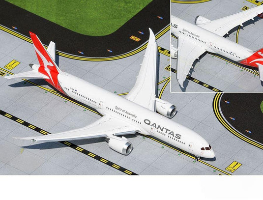 カンタス航空 Qantas Airways ボーイング 787-9 フラップダウン仕様 / GeminiJets 1/400 飛行機模型 旅客機