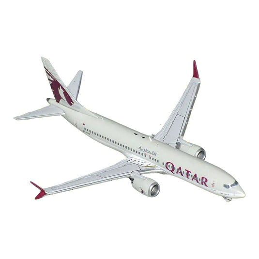 カタール航空 Qatar Airways ボーイング 737-MAX8 A7-BSC / GeminiJets 1/400 飛行機模型 旅客機