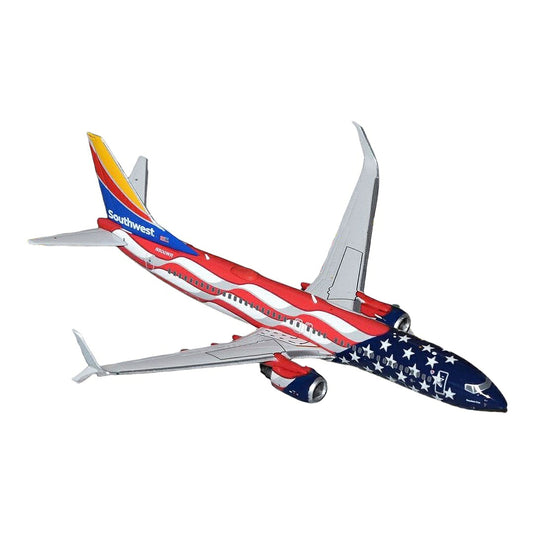サウスウエスト航空 Southwest Airlines ボーイング 737-800 「Freedom One」特別塗装 N500WR / GeminiJets 1/400 飛行機模型 旅客機