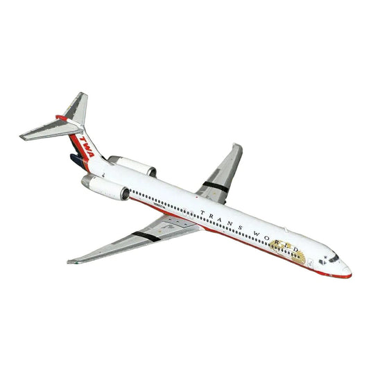 トランス・ワールド航空 Trans World Airlines マクドネル・ダグラス MD-82 N960TW / Gemini 1/400 飛行機模型 旅客機