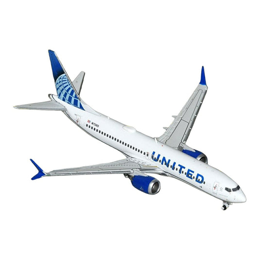 ユナイテッド航空 United Airlines ボーイング 737-MAX8 N17265 / GeminiJets 1/400 飛行機模型 旅客機