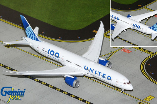 ユナイテッド航空 United Airlines ボーイング 787-9 / GeminiJets 1/400 飛行機模型 旅客機