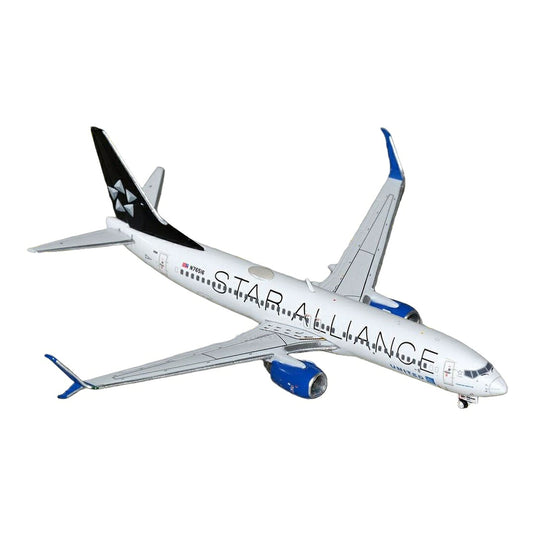 ユナイテッド航空 United Airlines ボーイング 737-800 N76516 スターアライアンス塗装 / GeminiJets 1/400 飛行機模型 旅客機