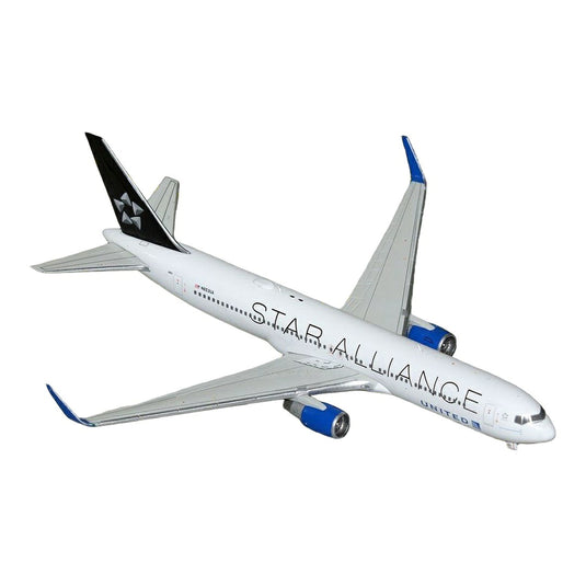 ユナイテッド航空 United Airlines ボーイング 767-300ER スターアライアンス塗装 N653UA / GeminiJets 1/400 飛行機模型 旅客機