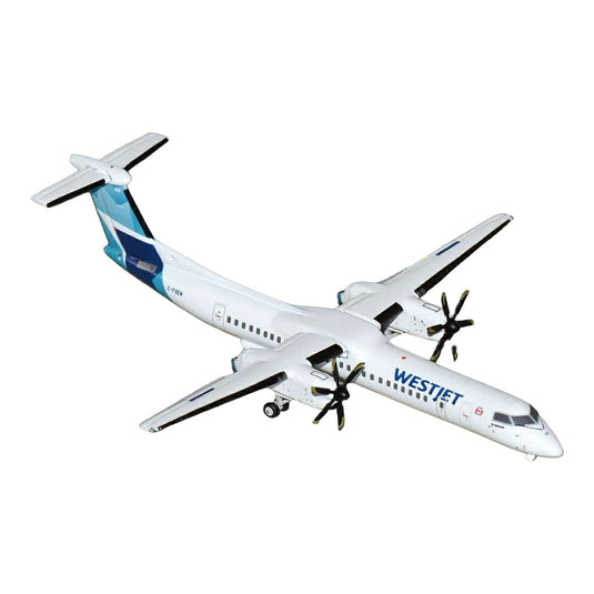ウエストジェット WestJet ボンバルディア Dash 8-Q400 C-FOEN / GeminiJets 1/400 飛行機模型 旅客機