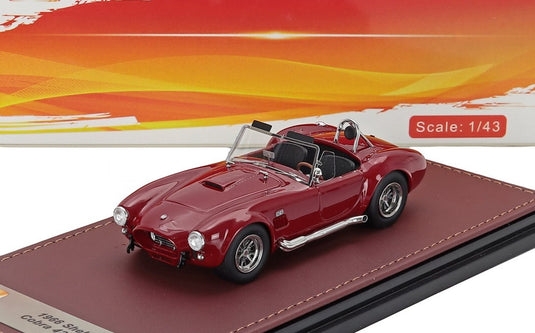 Ford USAフォードUSA Shelby Cobraシェルビーコブラ 427 S/C スパイダー オープン 1966 レッド / GLM 1/43 ミニカー