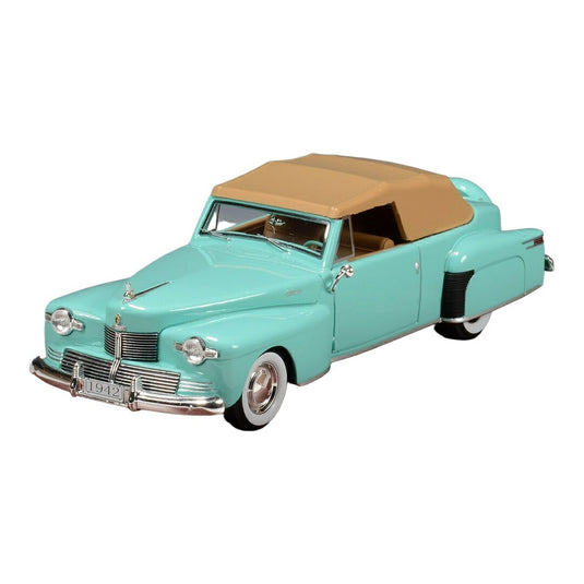 【予約】2026年発売予定 Lincolnリンカーン Continentalコンチネンタル カブリオレ クローズド 1942 スワニーグリーン ベージュ / GLM 1/43 ミニカー