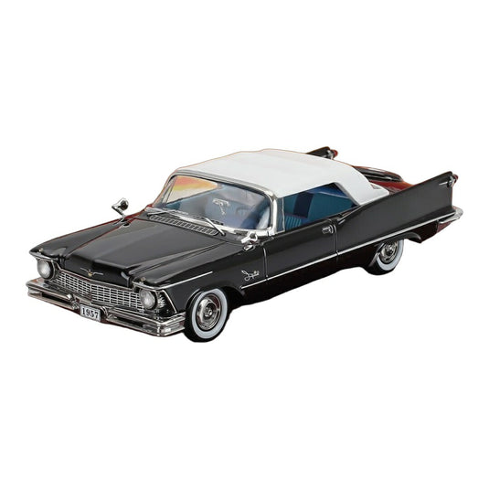 Imperialインペリアル Crown Cabrioletカブリオレ 1957 (Single Headlight) Closedクローズド ブラックホワイト 109台限定 / GLM 1/43 ミニカー