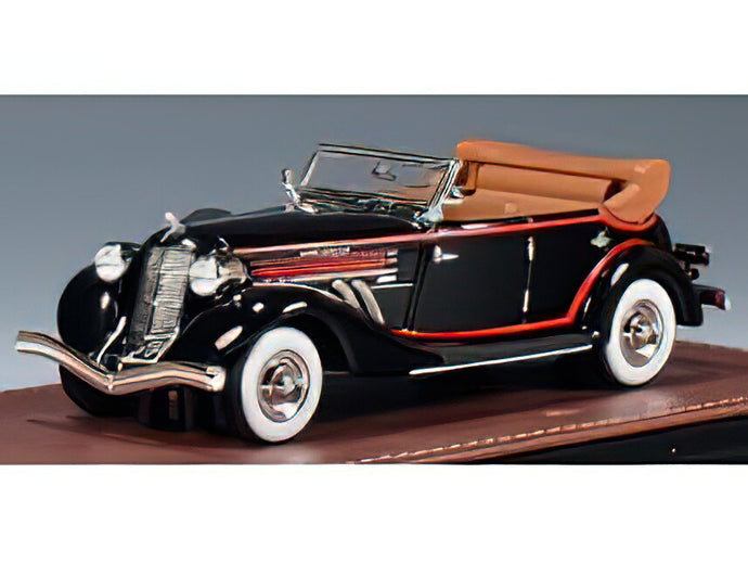 【予約】12月以降発売予定AUBURN 851 SUPERCHARGED PHAETON CABRIOLET OPEN 1935 BLACK/GLM-MODELS 1/43ミニカー