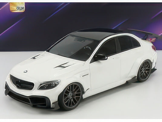 MERCEDES BENZ CCLASS C63S AMG DARWINPRO WIDEBODY 2019 WHITE/GLM 1/18ミニカー