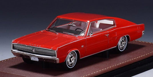 【予約】2026年発売予定Dodgeダッジ Chargerチャージャー 1967 レッド / GLM 1/43 ミニカー