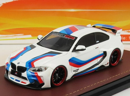 BMWビーエムダブリュー 2シリーズ M235i Darwinpro MTC ブラックセイルズ ワイドボディ 2015 ホワイトブルーレッド 199台限定 / GLM 1/43 ミニカー