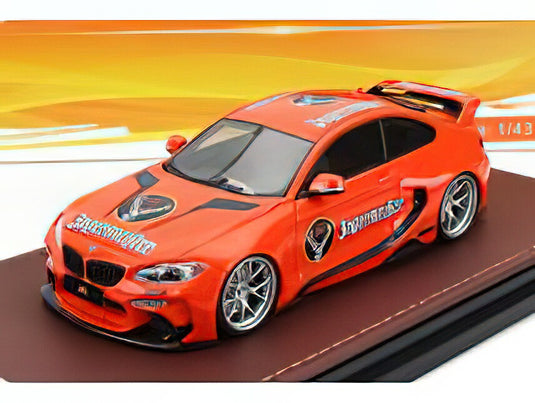 BMW - 2-SERIES M235i DARWINPRO MTC BLACK SAILS WIDEBODY 2015 - JAGERMEISTER ORANGE/GLM-MODELS 1/43模型モデルキット