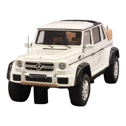 Mercedes Maybachメルセデスマイバッハ G650 ランドーレット オープン 2017 ホワイトメタリック / GLM MODELS 1/43 ミニカー