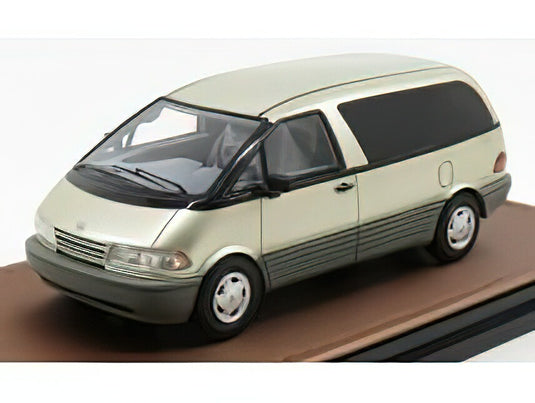 TOYOTA TOYOTA PREVIA 1994 GOLD/GLM-MODELS 1/43ミニカー