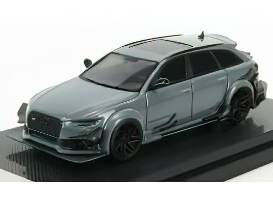 AUDI - A6 RS6 AVANT RACE DARWINPRO WIDEBODY 2017 - CEMENT GREY/GLM-MODELS 1/64模型モデルキット