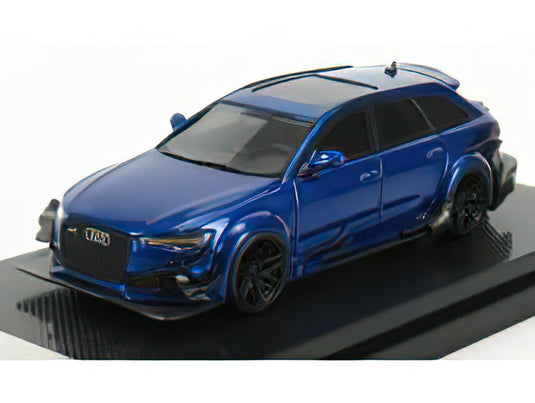 AUDI - A6 RS6 AVANT RACE DARWINPRO WIDEBODY 2017 - BEAD LIGHT BLUE/GLM-MODELS 1/64模型モデルキット