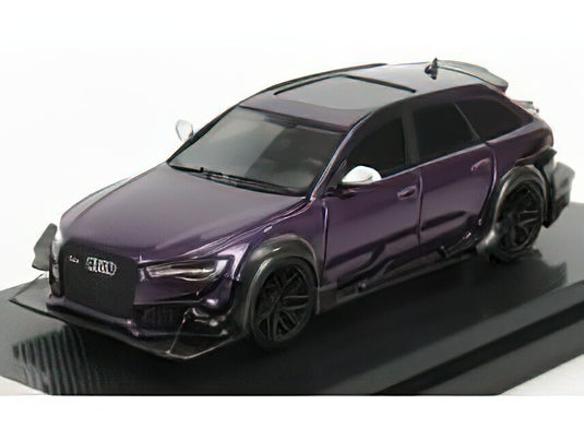 AUDI - A6 RS6 AVANT RACE DARWINPRO WIDEBODY 2017 - PURPLE/GLM-MODELS 1/64模型モデルキット