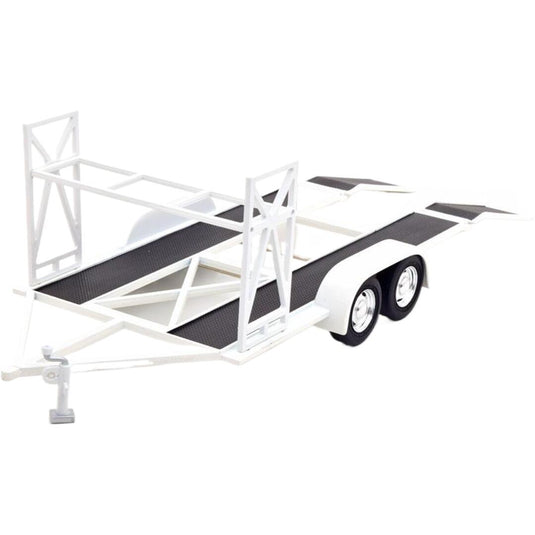 Tandem Car Trailerタンデムカートレーラー Exclusive Release海外限定 ホワイト / GMP 1/18 ミニカー