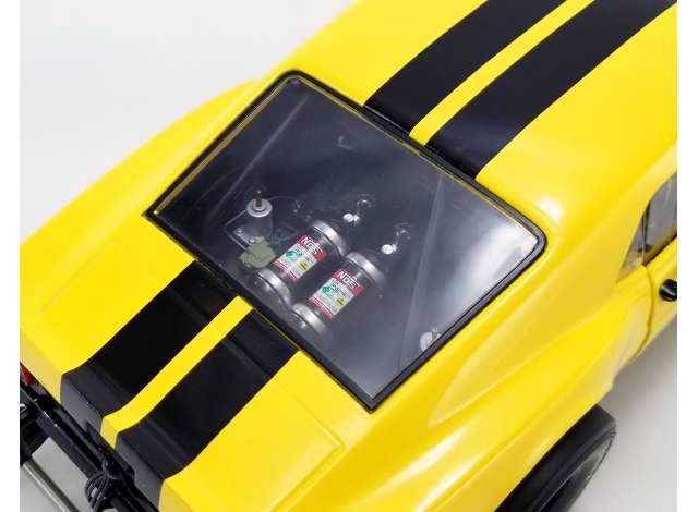 ギャラリービューアに画像をロードする, 1969 フォード マスタング Gasser スティンガー イエロー/ブラックミニカー/ GMP1/18
