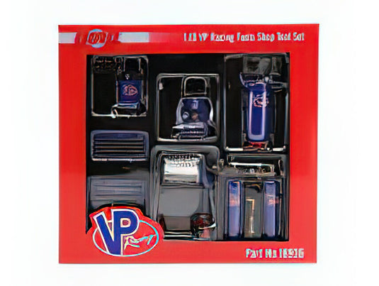 アクセサリー SET OFFICINA GARAGE TOOL SET VP RACING BLUE BLACK RED/GMP 1/18ミニカー