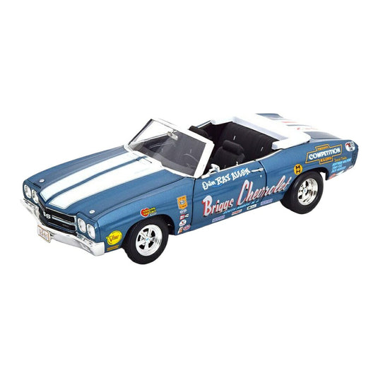 シボレー Chevelle カブリオ Briggs Drag Car 1970 ブルーメタリック Ray Allen 774台限定 / GMP 1/18 ミニカ
