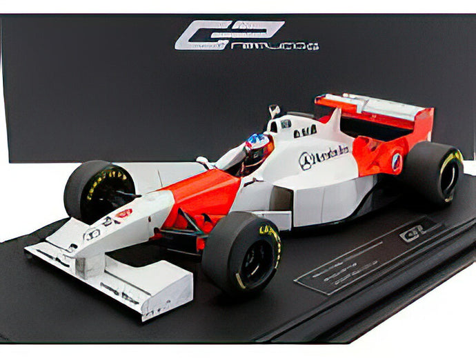 【予約】2025年発売予定McLAREN  F1 MP4/11 3.0L V10 CENTRAL WING MARLBORO MERCEDES TEAM N 8 2nd MONACO GP 1996 WITH PILOT FIGURE DAVID COULTHARD  RED WHITE/GP Replicas 1/18ミニカー