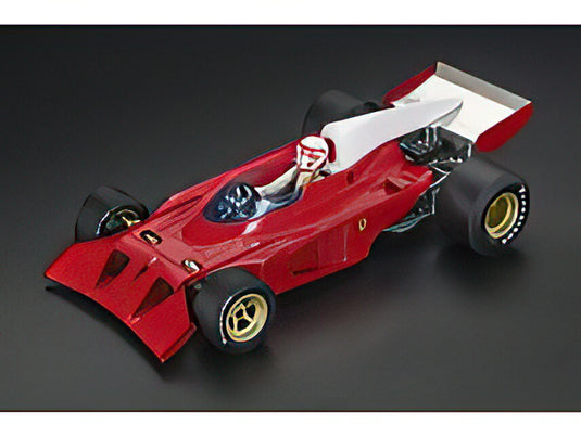 【予約】2025年発売予定FERRARI  F1 312B3 SPAZZANEVE TEST VERSION (with pilot figure) 1972 CLAY REGAZZONI  RED WHITE/GP Replicas 1/18ミニカー