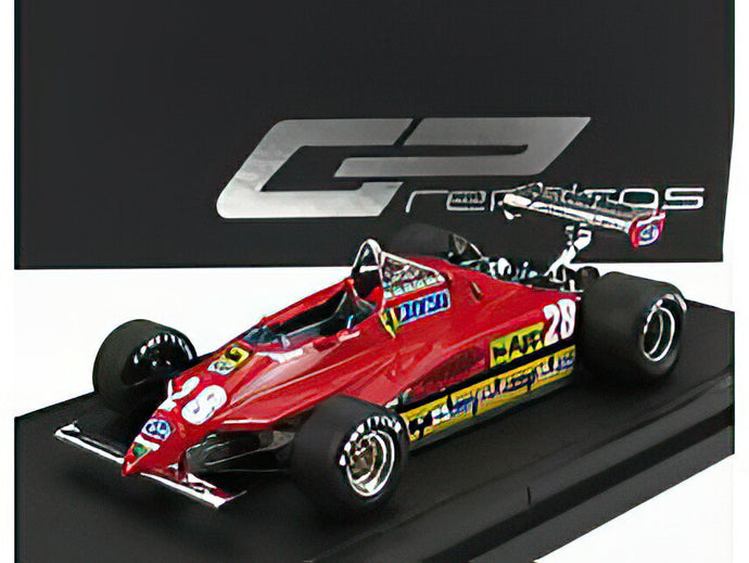 【予約】2025年発売予定FERRARI  F1 126 C2 N 28 SEASON 1982 DIDIER PIRONI  RED/GP Replicas 1/43ミニカー