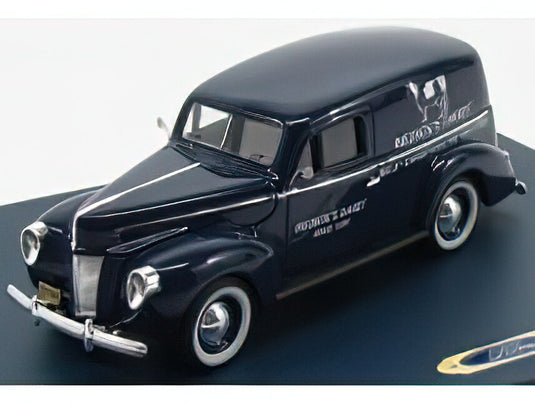 FORD USA - PANEL VAN BEDICK'S DAIRY MILK EGGS CREAM BUTTER 1940 - BLUE/GENUINE-FORD-PARTS 1/43模型モデルキット