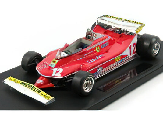 【予約】12月以降発売予定FERRARIフェラーリ F1 312T4 N 12 GP MONTECARLO 1979 GILLES VILLENEUVE - RED /GP Replicas 1/18ミニカー