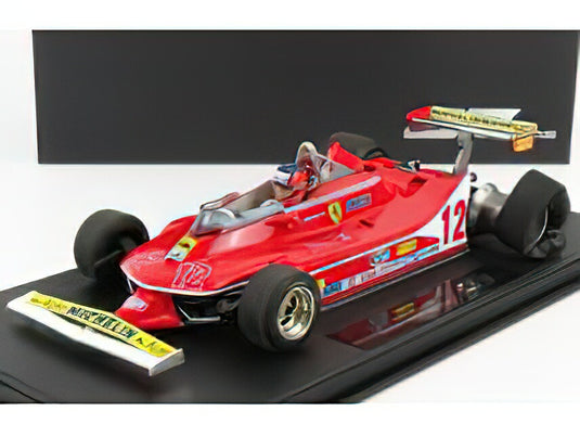 【予約】12月以降発売予定FERRARIフェラーリ F1 312T4 N 12 ZANDWOORT GP WITH PILOT FIGURE 1979 GILLES VILLENEUVE  RED /GP Replicas 1/18ミニカー