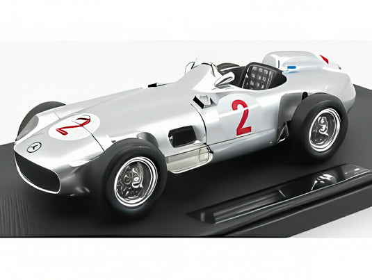 【予約】8月-10月以降発売予定MERCEDES BENZ F1 W196 N 2 アルゼンチン GP フアン マヌエル ファンジオ 1955 ワールドチャンピオン シルバー/ GP Replicas 1/18 500台限定 F1ミニカー
