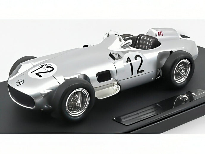 【予約】8月-10月以降発売予定MERCEDES BENZ F1 W196 12号車 1955年イギリスGP優勝 Sモス シルバー/ GP Replicas 1/18 250台限定ミニカー