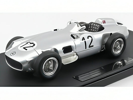【予約】8月-10月以降発売予定MERCEDES BENZ F1 W196 12号車 1955年イギリスGP優勝 Sモス シルバー/ GP Replicas 1/18 250台限定ミニカー