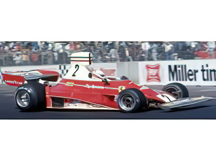 【予約】12月以降発売予定FERRARI - F1 312T CLAY REGAZZONI N 2 POLE POSITION FASTEST LAP AND WINNER LONG BEACH USA GP  フィギュア付き 1976 - RED/GP Replicas 1/18ミニカー