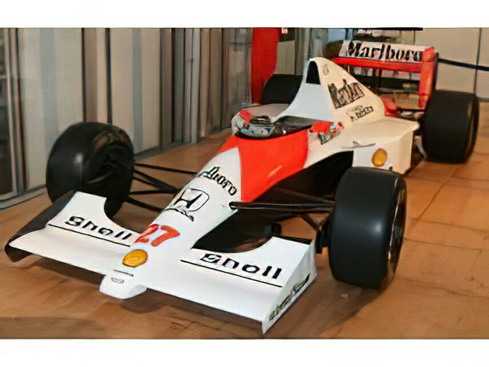 【予約】2025年発売予定McLAREN - F1  MP4/5B N 27 WORLD CHAMPION WINNER ITALY MONZA GP ドライバーフィギュア付き 1990 AYRTON SENNA - WHITE RED/GP-REPLICAS 1/18模型モデルキット