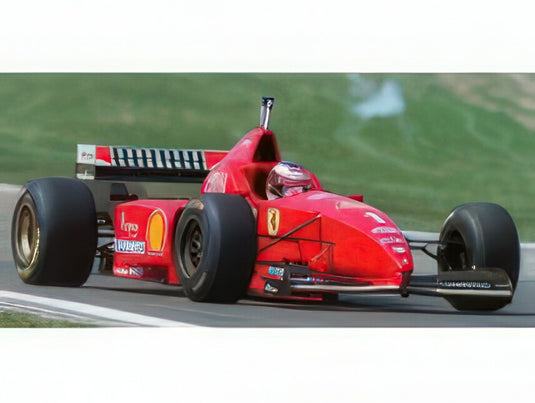 【予約】2025年発売予定FERRARI - F1  F310 N 1 WINNER SPANISH GPドライバーフィギュア付 1996 MICHAEL SCHUMACHER - RED/GP Replicas 1/18ミニカー