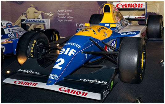 【予約】12月以降発売予定WILLIAMS F1 ルノー FW15C チーム WILLIAMS CANON N 2 ワールドチャンピオン ポールポジション＆ウィナー カナダGP (パイロットフィギュア付き) 1993 アラン・プロスト ブルー イエロー ホワイト/ GP Replicas 1/18 ミニカー