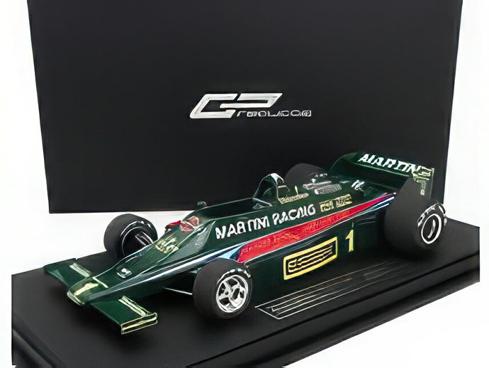 LOTUS LOTUS TYPE 80 MARTINI RACING N 1 TEST MONACO GP MONTECARLO (WITH FRONT WINGS) 1979 MARIO ANDRETTI GREEN RED/GP Replicas 1/18ミニカー